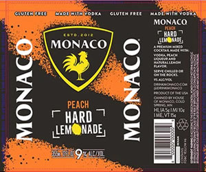 Monaco Hard Lemonade Nutrition Facts