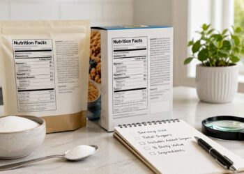 Nutrition Facts Database 3 Added sugar nutrition label illustration