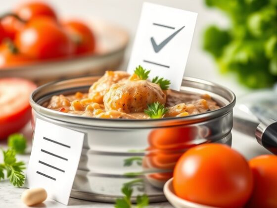 Fish, tuna, light, canned in water, without salt, drained solids with a generic Nutrition Facts style card for nutrition data review