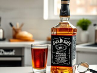 Generic branded-food nutrition label setup for Jack Daniel's Jack Daniel's Old No. 7 Whiskey