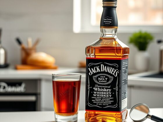 Generic branded-food nutrition label setup for Jack Daniel's Jack Daniel's Old No. 7 Whiskey