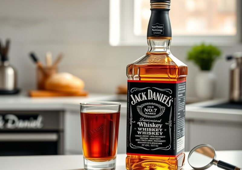 Generic branded-food nutrition label setup for Jack Daniel's Jack Daniel's Old No. 7 Whiskey
