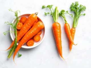 Raw vs Cooked Carrots Nutrition Facts clean editorial nutrition education image