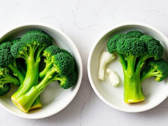 Steamed vs Boiled Broccoli Nutrition Facts clean editorial nutrition education image